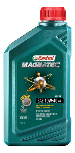 Aceite Castrol Magnatec 10w 40 A3 Auto Lubricante Semi 1l
