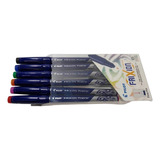 Pilot Frixion Fineliner Microfibra Borrable Blister X 6 U