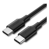 Ugreen Cable De Datos Usb-c 2.0 A Usb-c 2.0 3a 3m Negro