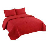 Cubre Camas 2.5 Quilt Rojo // Junior Stock 