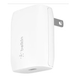 Cargador De Pared Belkin, 20w, 1x Usb-c, Blanco