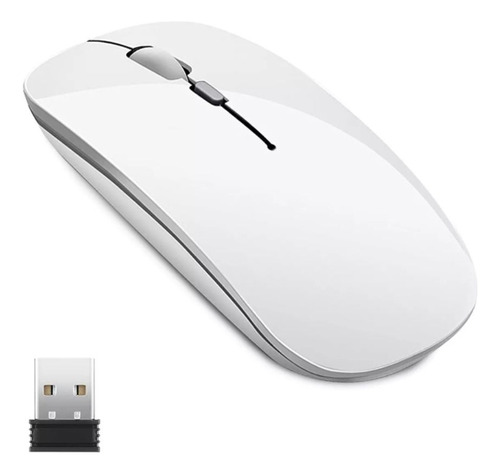  Mouse Inalámbrico Recargable Bluetooth 2.4g Luces Rgb