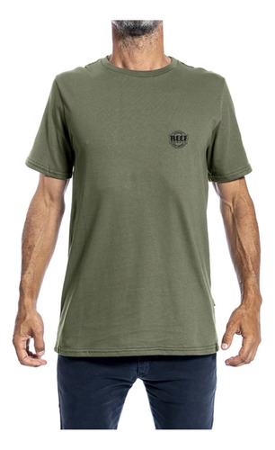 Reef Heritage Tee Olive Remera