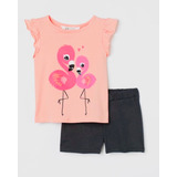 Conjunto H&m Musculosa Y Short 4 A 6 Años Importado Hm