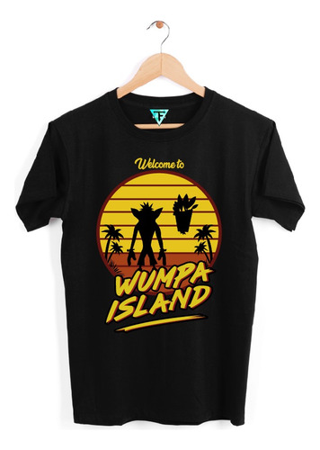 Polera Crash Bandicoot Wumpa Island Gamer Xxl Xxxl Algodón