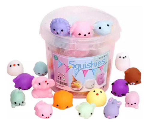 Kawaii Antiestres Mochi Juguete Squishy Barato 24pcs