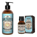 Combo Barberia Sir Fausto Shampoo  Para Barba + Oleo