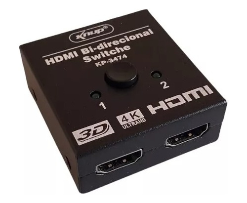 Chaveador Switch Compativel Hdmi 2x1 E 1x2 Bi-direcional 4k