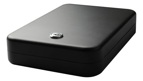 Caja Fuerte Portatil Fortress Con Cerradura Con Llave, Ne...