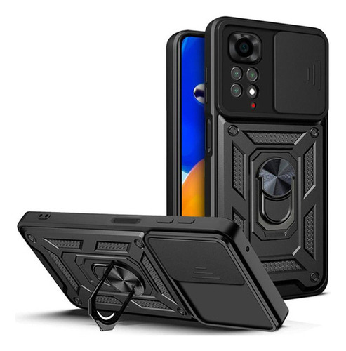 Funda Para Xiaomi 10c Con Anillo De Armadura Magnético