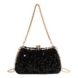 Bolso Bandolera De Pu Chain Evening Banquet Bag