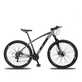 Bicicleta Aro 29 Ksw Xlt 2019 Alum Câmbios Shimano 24v Disco Cor Grafite/preto Tamanho Do Quadro 19