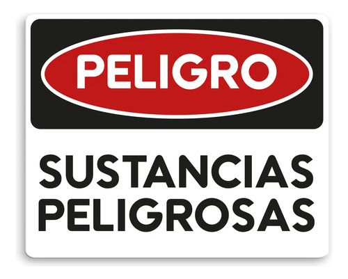 Señalamiento Peligro Y Riesgo Negocios Letreros 30x35cm