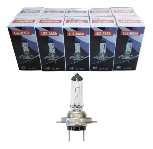 Ampolleta H7 12v 55w Pack 10 Unidades / Envío Gratis.