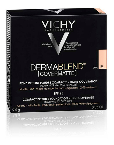 Vichy Dermablend Compacto Polvo 15 Opal 9.5gr