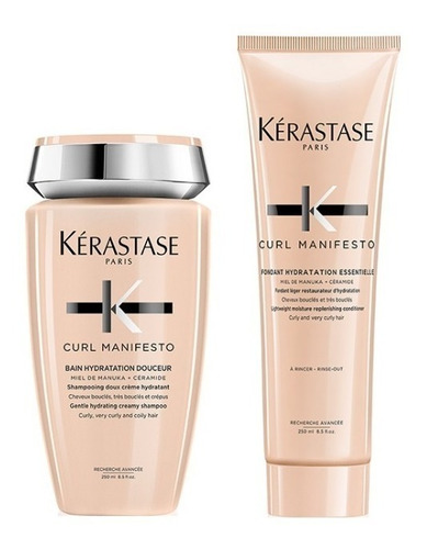 Kerastase Shampoo Bain + Fondant Curl Manifesto Originales