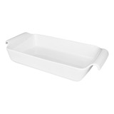  Oxford Cookware Refratária Fall Rasa 1.500ml Cor Branco