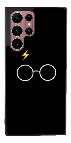 Funda Para Galaxy Harry Potter Lentes Cicatriz Fondo Negro