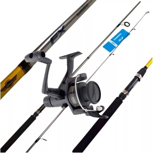 Combo Spinning Shimano Fx Fxs70mhc2 12-20lb + Reel Shimano