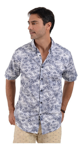 Camisa Hawaiana De Moda Manga Corta Mb2213