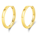 Arracadas Mujer Plata .925 Baño De Oro 18k Regalo Aretes