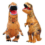 Disfraz Inflable De Dinosaurio T-rex Para Adultos Colores