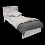 Cama Con Repisa Orlandi 105 0.93x2.11m Venecia Cuo