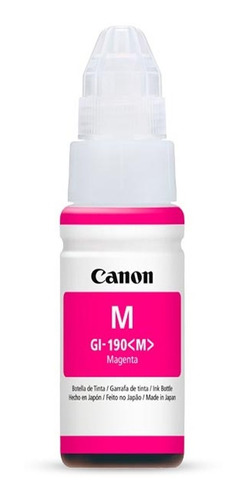 Tinta Canon Gi-190 Magenta, 70 Ml. Original Factura/boleta