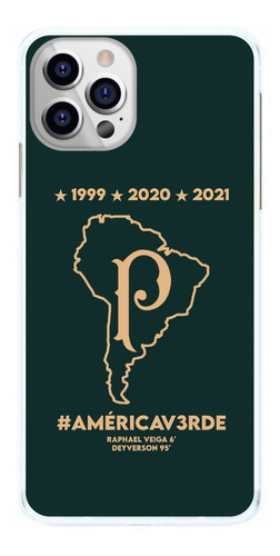 Capinha Palmeiras América Fundo Verde Campeão Case Celular