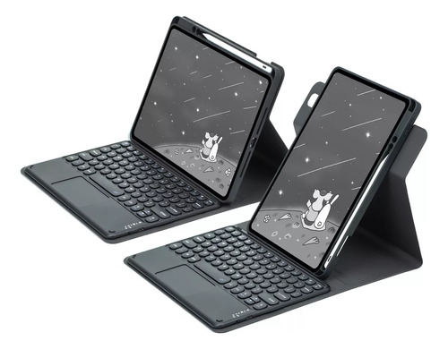 Funda De Teclado Bluetooth Táctil Para iPad **