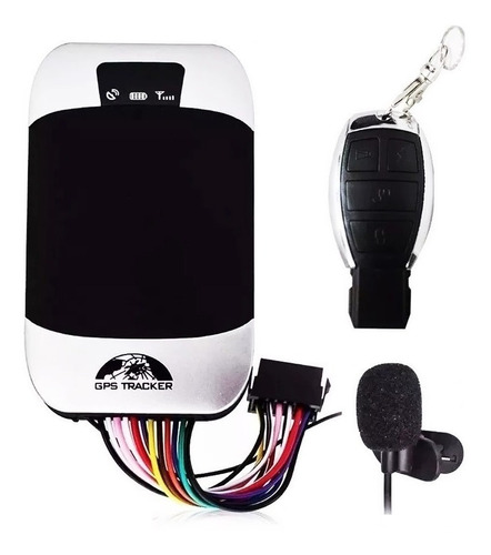 Rastreador Gps Bloqueador Veicular Tk-303g Carro Moto Audio