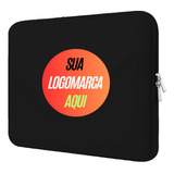 Capa Pasta Maleta Com Logo Notebook Neoprene 15.6/14/13.3/12