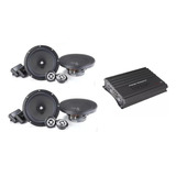 Paquete 2 Set De Medios Focal Rse-165+amplificador Va4-1800d