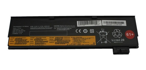Bateria Compatible Con Lenovo Thinkpad T470 20hd0 61+