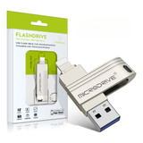 Pendrive 64gb Microdrive 2x1 Para iPhone iPad iPod Usb 3.0