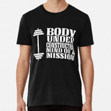 Remera Body Under Construction Mind On A Mission Gym Workout