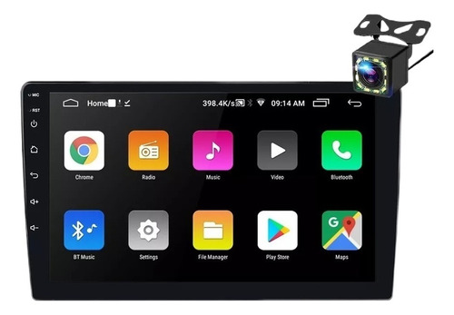 9 Pulgadas Coche Estereo Android Gps 1 Din Con Camara