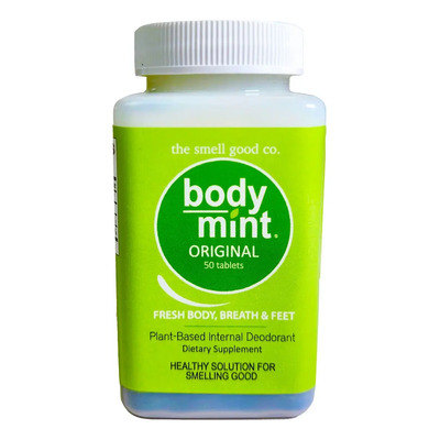 Desodorante Interno Body Mint Original 50 Pastillas A Base De Plantas - Elimina El Mal Olor Corporal ( Bromhidrosis ) y Mal Aliento ( Halitosis ) | MercadoLibre