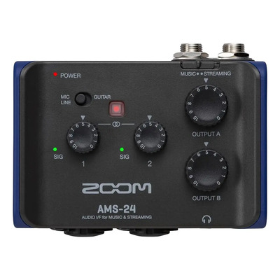 Zoom Ams-24 Interfaz De Audio Digital Para Música\u002F Streaming | Meses sin interés