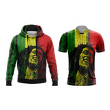 Kit Blusa E Camiseta Bob Marley Reggae Jamaica Rastafari