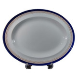 Antiga Travessa Oval Em Porcelana Igland - R 11516