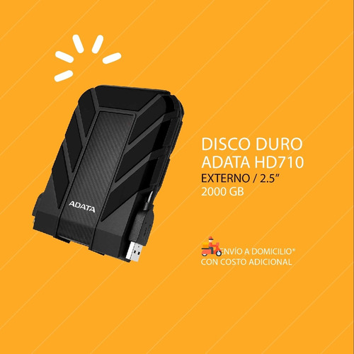 Disco Duro Externo Adata Hd710 Pro Ahd710p-2tu31 2tb Negro .