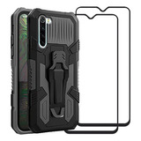 Qwyj For Redmi Note 8 Funda, Con 2 Unidades Protector