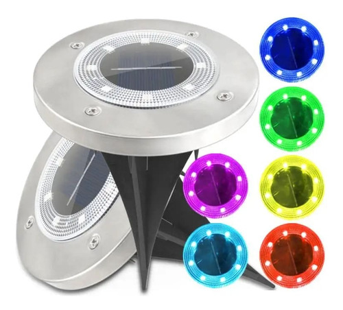 Luces Led Para Suelo Set De 4 Piezas Impermeables