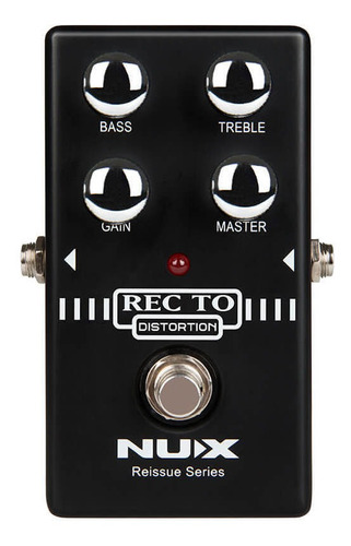 Pedal Distorção Para Guitarra Nux Reissue Rec To Distortion