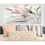 Cuadro Nórdico  Abstracto Pintado  Living Dormitorio 120x60