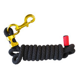 Cuerda De Para Caballos Con Clip Giratorio, 3,5 M Negro