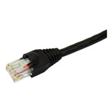 Patch Cord Cat6 Utp 100% Cobre Preto 6 Metros - Montado