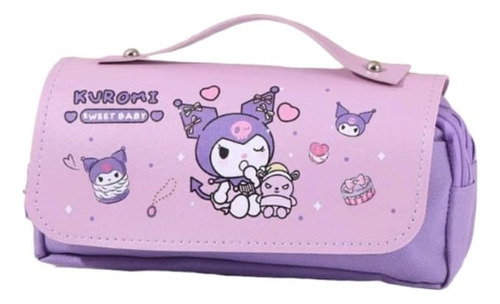 Estuche De Lapices Hello Kitty Lona Gran Capacidad Kuromi 02