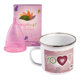 Copa Menstrual Colors + Tacita De Peltre Para Esterilizar Color Lila Ch - Yo Amo Angelcup